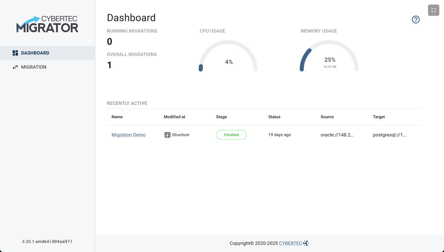CYBERTEC Oracle Migrator